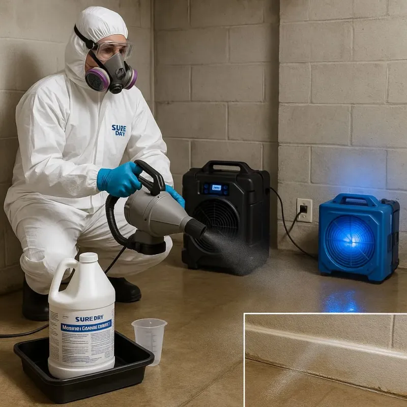 Sanitization and Odor Removal process in Bondsville, MA