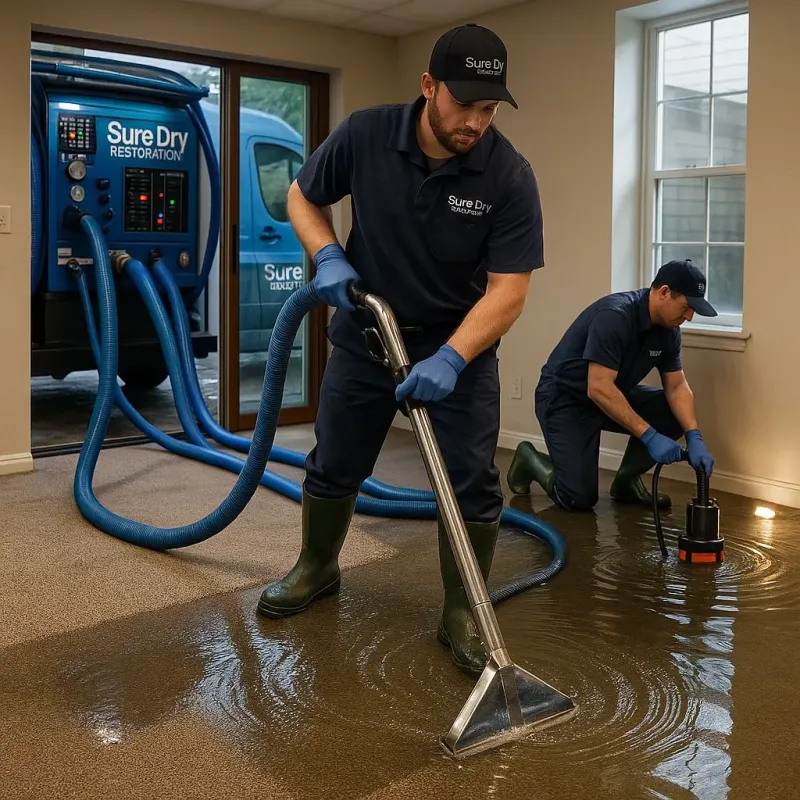 Water Extraction and Removal process in Bondsville, MA